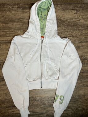 Social Scene Cropped White Jacket
